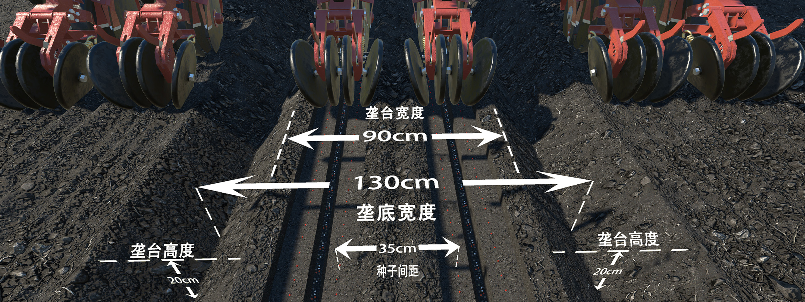 农机数字孪生模拟种植项目画面二
